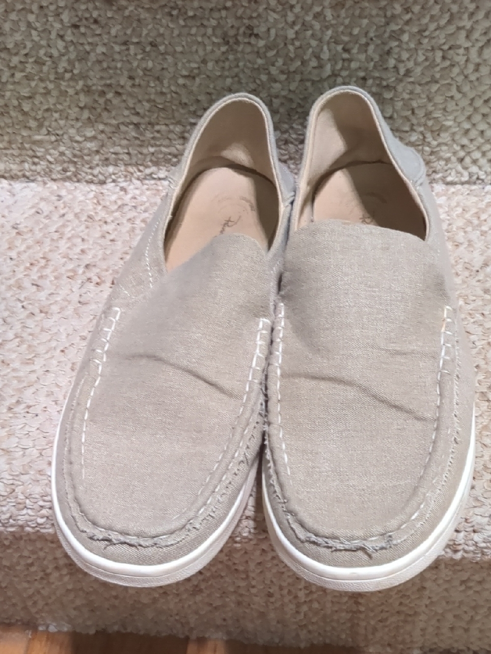 Panama Jack Men's Slip-On Loafers in Light Taupe